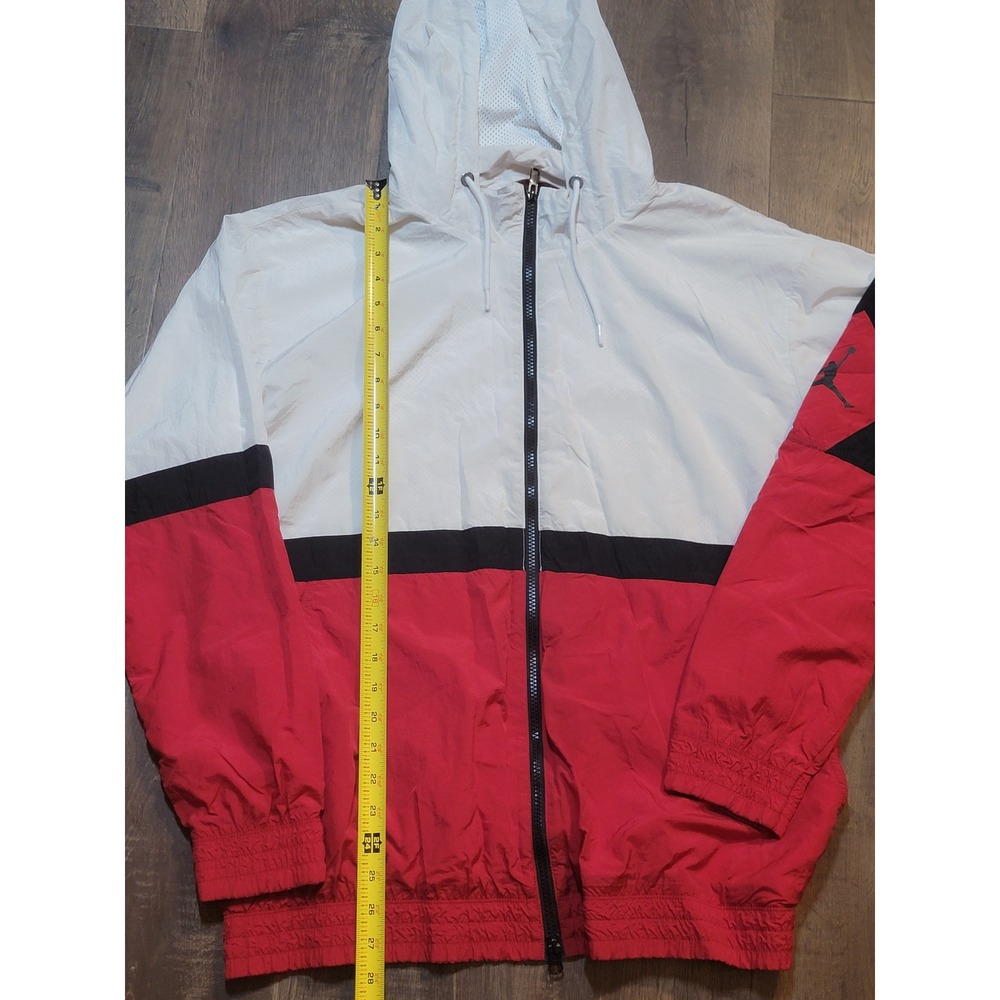 Jordan Est 1985‎ Colorblock Windbreaker Jacket White Red Black Lightweight